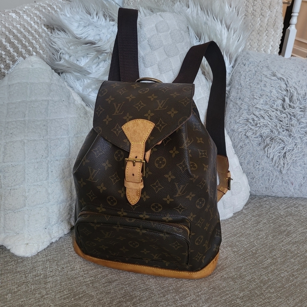 Louis Vuitton Montsouris Gm Backpack Authentic...w/ COA